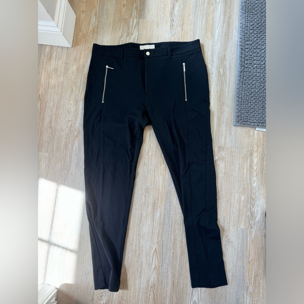 Michael Kors Black Stretchy Dress Pants